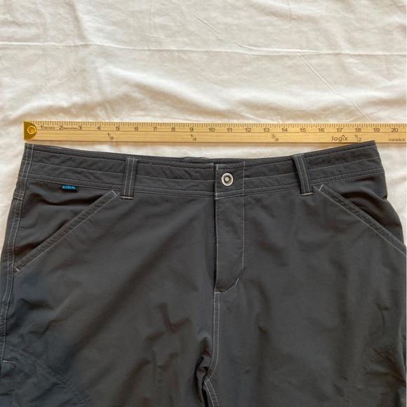 Kuhl Renegade Nylon Cargo Shorts Gray Mens Size 38 Performance Hiking - Picture 6 of 12